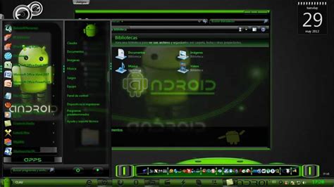 Tema Android Para Windows 7 Youtube