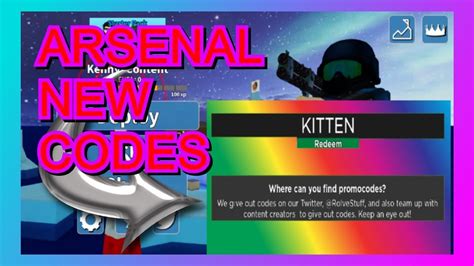 All new roblox arsenal codes list (june 2021). Arsenal NEW Codes 2020 APRIL - YouTube