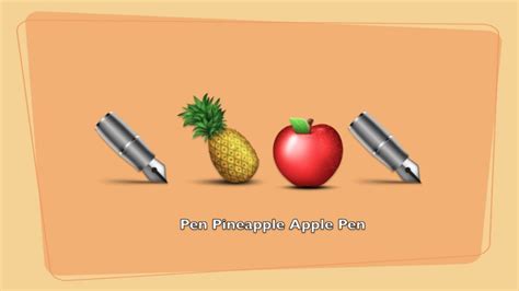 Pen Pineapple Apple Pen Youtube