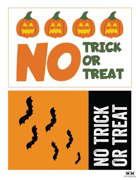 51 Halloween Signs Free Printables Printabulls