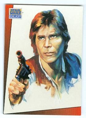 Han Solo Harrison Ford Trading Card Star Wars Galaxy