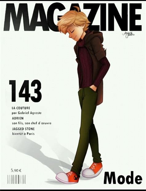 Adrien Agreste Fashion Model Magazine Miraculous Ladybug Miraculous