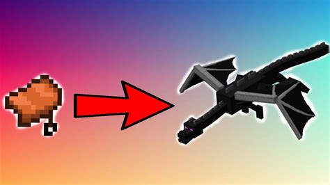 how to ride the ender dragon in minecraft youtube
