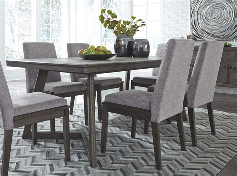 Signature Design By Ashley Besteneer Dining Room Table Dark Gray