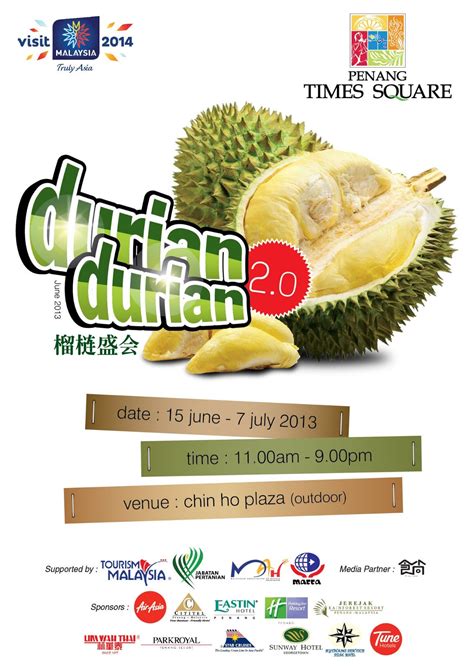 Durian, the king of fruits, reigns supreme in balik pulau, penang! Penang Durian Festival Schedule