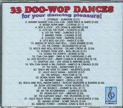 33 Doo Wop Dances Cd Greeting Llc