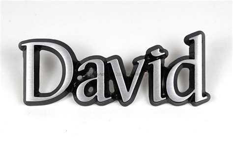 David Aluminium Font Style Towa