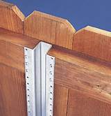 Pictures of Wood Fence Steel Posts