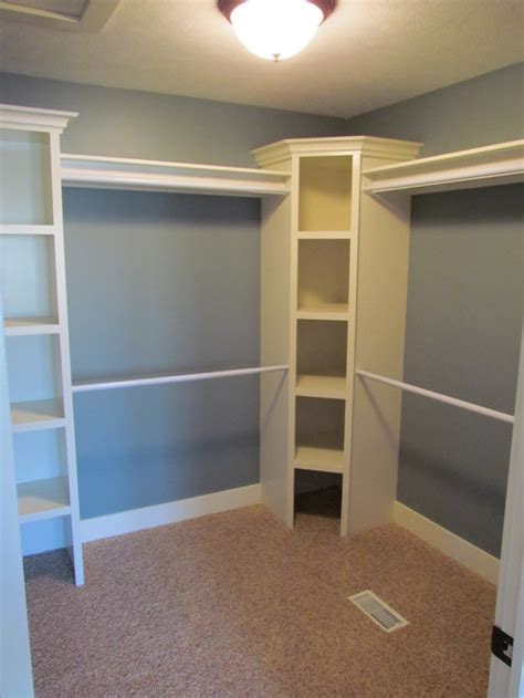What i had dreamed up wasn't really my best solution. Closet Corner Shelf | Houzz