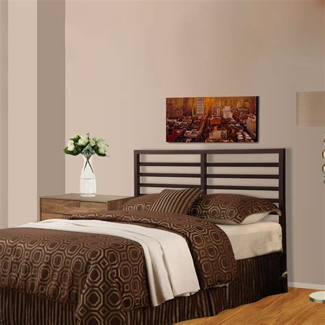 These modern headboards come with amazing features and enhance safety and the quality of sleep. Oakland Bronze Metal Twin Size Modern Headboard - Walmart.com