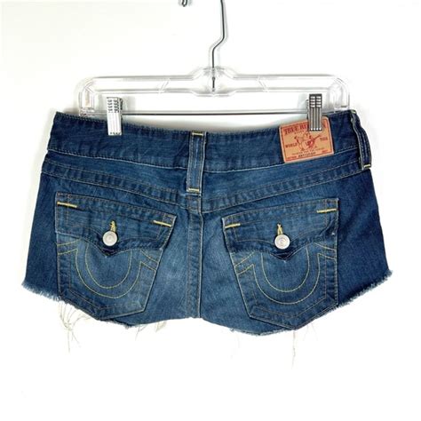 True Religion Shorts True Religion Joey Cut Off Denim Shorts Poshmark