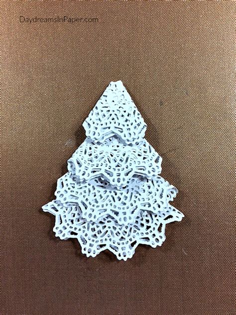 Winter Wonderland Doily Christmas Tree Daydreams In Paper