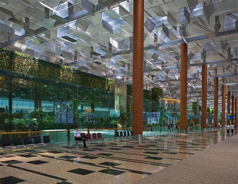 Sense Of Creativity Changi Airport Terminal 3 Interior Landscape