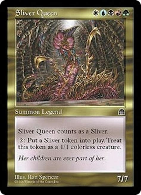 Magic The Gathering Stronghold Single Sliver Queen Near Mint Nm Da Card World