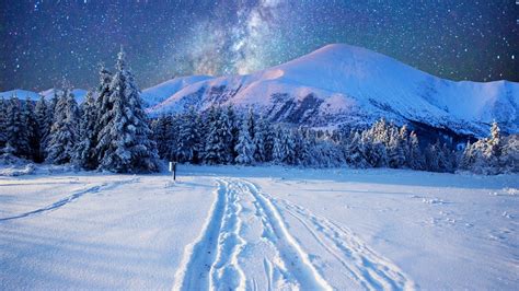 Winter Mountain Wallpapers Top Free Winter Mountain Backgrounds