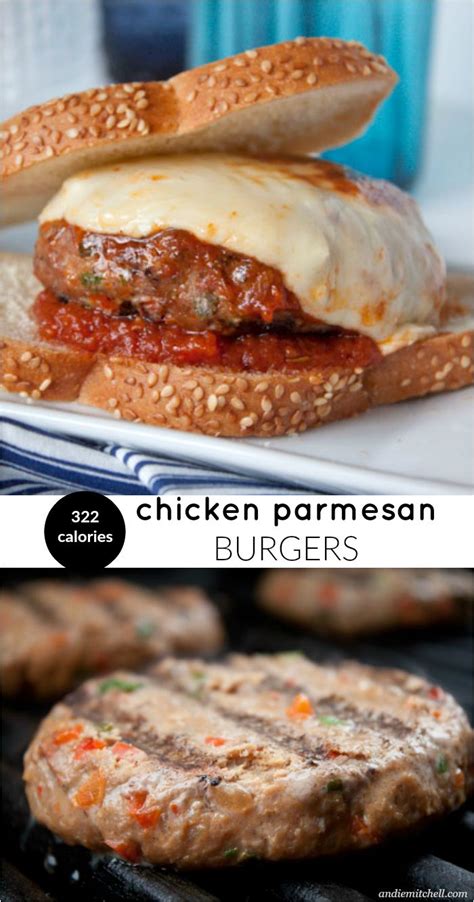First i will start with this recipe for chicken burgers. Chicken Parmesan Burgers | Recipe | Ground chicken ...