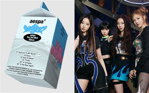 Aespa Reveals The Tracklist For Their Rd Mini Album My World In An Adorable Milk Carton Allkpop
