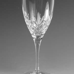 Royal DOULTON Crystal MONIQUE Cut Wine Glass Glasses 7 Etsy