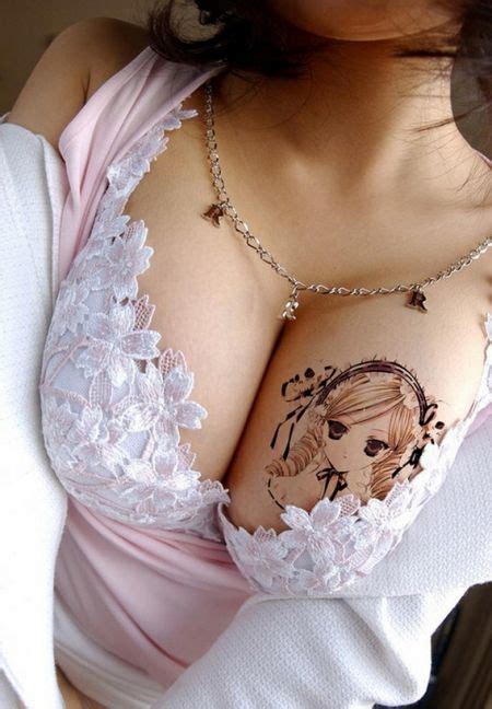 Janina Gavankar Breast Tattoos Designs