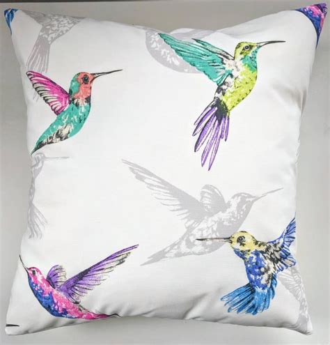 Hummingbird Cushion Cover 16 Etsy Cushion Cover Cushions Shabby