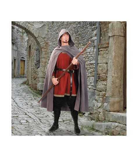 Cloak medieval hooded. Cloaks - Clothing. Medieval Shop