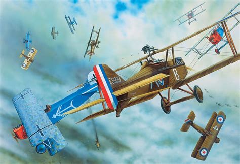 Dogfight Between 32 Squadron Raf And Jasta 15 Ww1 Aircraft Fighter