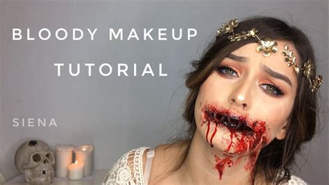 Maybe you would like to learn more about one of these? Bloody Stitched Mouth Makeup Tutorial - Halloween - YouTube