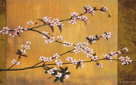 Cherry Blossom Wallpaper Art Cherry Blossom Wallpaper