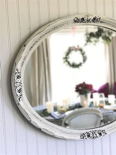 Shabby chic bathroom furniture find great furniture deals. Oval Mirror Shabby Chic Mirror Bathroom Mirror Vanity # ...