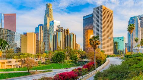Buildings Under Blue Sky In Los Angeles 4k Hd Travel