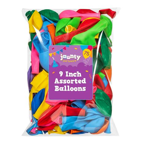 75 Premium Quality Balloons Assorted Colour Latex Balloons Ideal