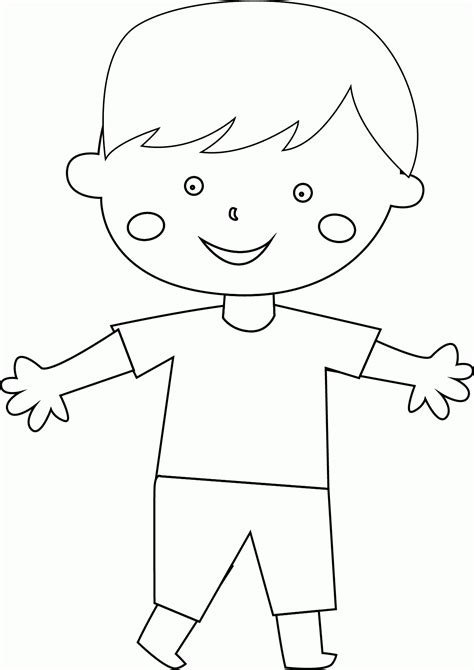 Download Coloring Page Of A Child - Coloring Home