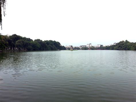 Many people do their morning walk around the lake. Hoan Kiem Lake, Hanoi | Vietnam Life