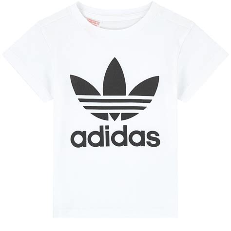 Adidas Originals Logo Print T Shirt Trefoil Melijoe