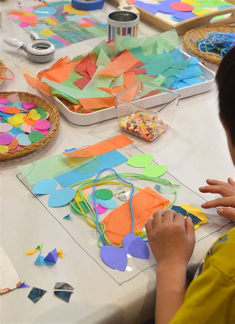 Contact Paper Collage Kids Art Class Art For Kids Kindergarten Art
