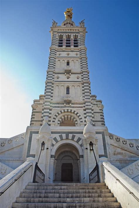 NotreDame De La Garde Basilica Stock Image  Image of foundations