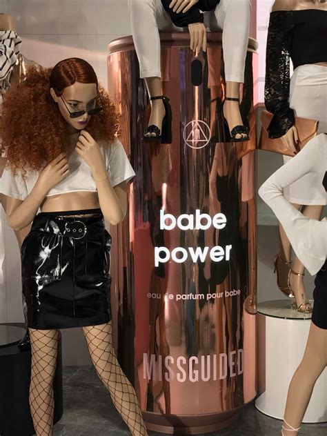 Missguided Babe Power Giant Replica Perfume Can Instore Display Hello Cnc