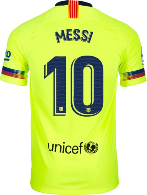 201819 Nike Lionel Messi Barcelona Away Jersey Soccerpro