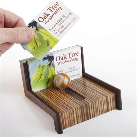 The site owner hides the web page description. Cool-as-Marble Business Card Holder Woodworking Plan from ...