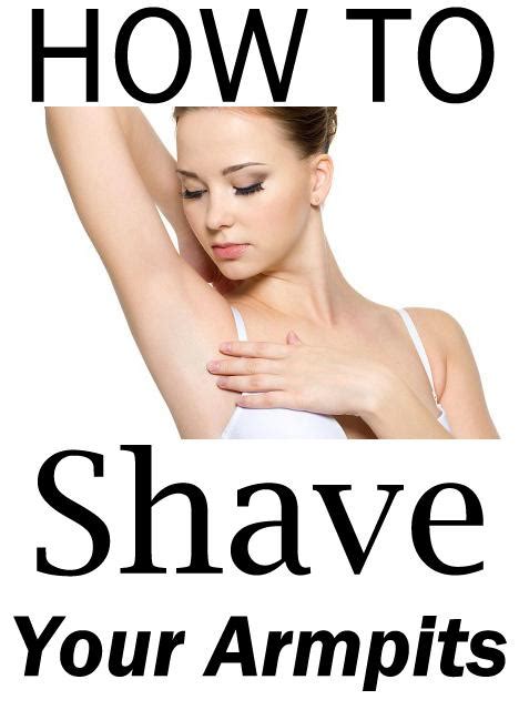 How To Shave Your Armpits Musely