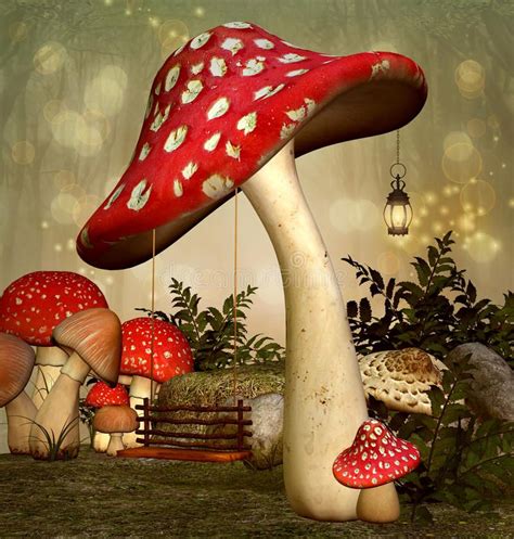 Pin By Ingrid Pfohl On Mushrooms In Illustrations Fairy Garden