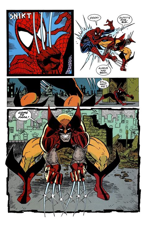 Read Online Wolverine Vs Spider Man Comic Issue Full