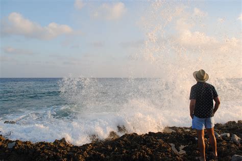 Watching The Blow Holes Grand Cayman Married With Wanderlust