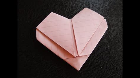 Easy How To Make Heart Out Of Regular Size Paper Youtube