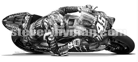 Available Now New Valentino Rossi Artwork Steve Whyman