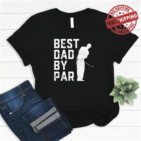 Mens Best Dad By Par Golf Shirt Daddy T T Shirt Etsy