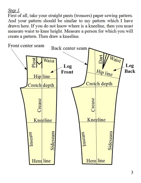 Rasas Advices How Best To Sew Bell Bottom Pants Pattern