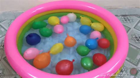 Water Balloons For Children Learn Colors With Water Balloons And Ducks Toy Colours For Kids