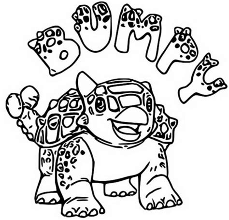Jurassic World Camp Cretaceous Coloring Pages Bumpy - Fuego Wallpaper