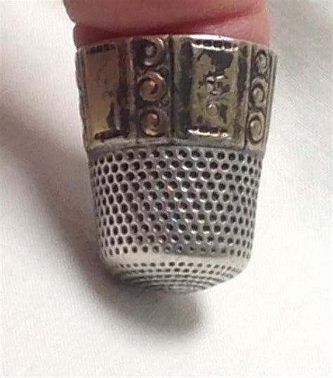 Sterling Silver Thimble Size 9 With Anchor Mark From Carolynstt On Ruby